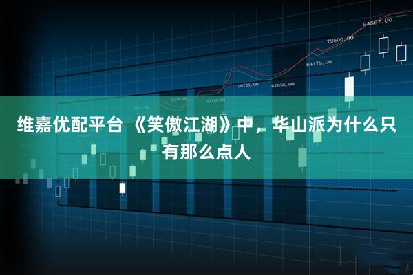 维嘉优配平台 《笑傲江湖》中，华山派为什么只有那么点人